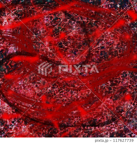 ドロドロの模様の背景テクスチャ画像 117627739