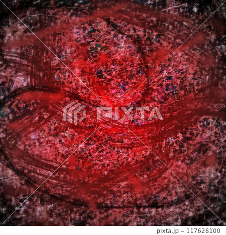 ドロドロの模様の背景テクスチャ画像 117628100