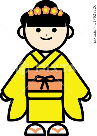 七五三の女の子 七五三の女の子 117628226