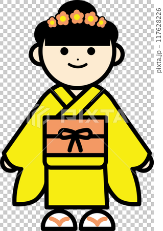 七五三の女の子 七五三の女の子 117628226
