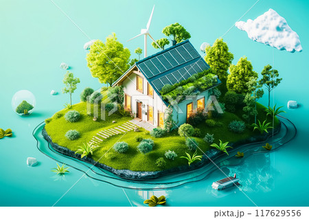 Sustainable living and the harmonious integration of nature within urban environments. Sustainable living and the harmonious integration of nature within urban environments. 117629556