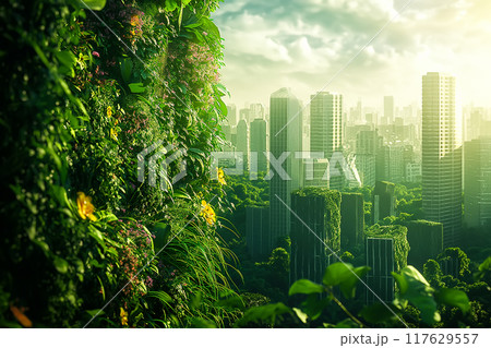 Sustainable living and the harmonious integration of nature within urban environments. Sustainable living and the harmonious integration of nature within urban environments. 117629557