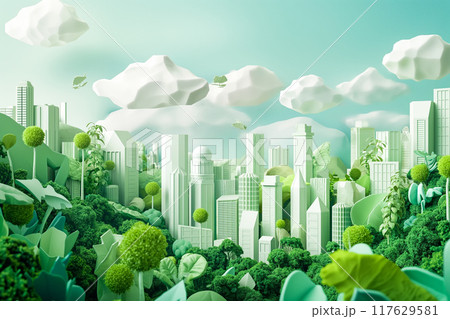 Sustainable living and the harmonious integration of nature within urban environments. 117629581