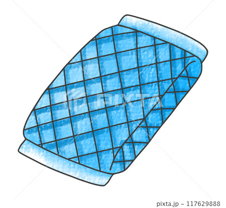 ゆるめシンプルネットスポンジ　アナログ風 117629888