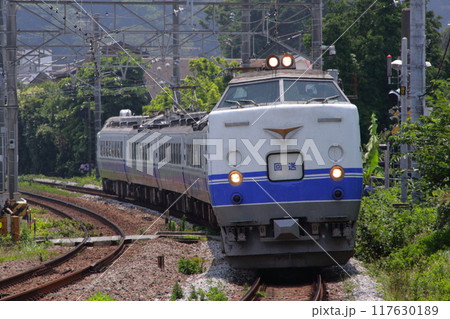 かつて勝田車両センターに所属していた485系電車(ぶらり鎌倉号)_2009/6/27撮影 117630189