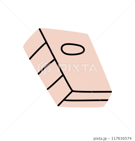 Doodle book icon hand drawn in minimalistic style. Knowledge symbol 117630574
