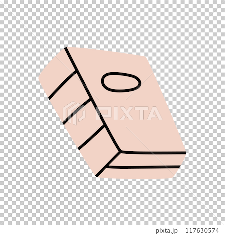 Doodle book icon hand drawn in minimalistic style. Knowledge symbol 117630574