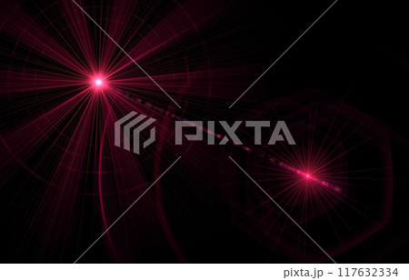 Lens flare red glow light effect on black. image of rays light effects, overlays or flare isolated on black background for design. lens flare light over black background Lens flare red glow light effect on black. image of rays light effects, overlays or flare isolated on black background for design. lens flare light over black background 117632334