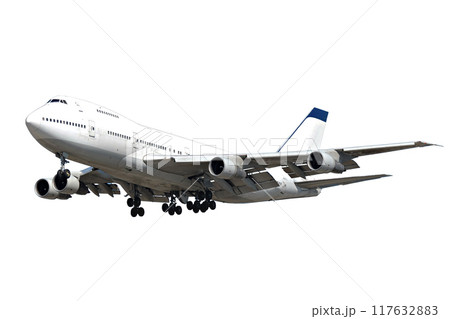 A jumbo on a clean white background A jumbo on a clean white background 117632883
