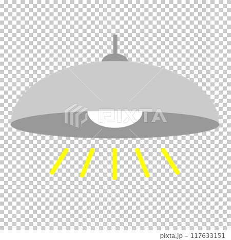 家の照明アイコンイラスト 117633151