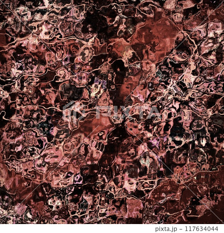 ドロドロの模様の背景テクスチャ画像 117634044