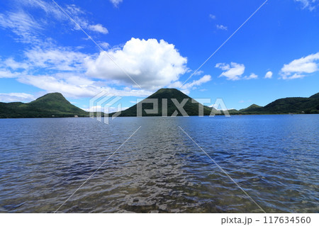 初夏　榛名湖　榛名山　榛名富士　《群馬》 117634560