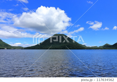 初夏　榛名湖　榛名山　榛名富士　《群馬》 117634562