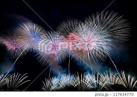 【新潟・長岡】復興祈願花火フェニックスなど超大型花火、長岡まつり大花火大会。間近で楽しみました。 117634770