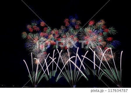 【新潟・長岡】復興祈願花火フェニックスなど超大型花火、長岡まつり大花火大会。間近で楽しみました。 117634787