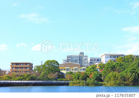 愛知県大府市、至学館大学の風景 117635807