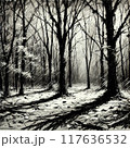 秋の物語：モノクロの風景 117636532