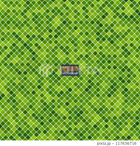 background abstract mosaic of the squares green color for your purposes in design. vector illustration background abstract mosaic of the squares green color for your purposes in design. vector illustration 117636716