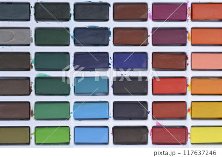 Watercolor paints Watercolor paints 117637246