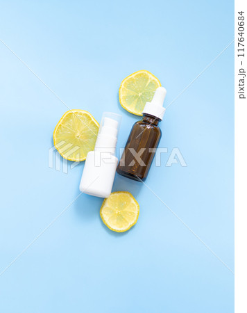 facial serum, facial cleanser with vitamin C, package 117640684