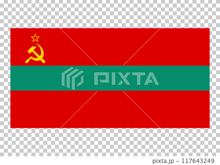 National flag: Transnistria 117643249