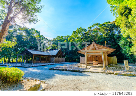 夏の宗像大社 辺津宮 第二宮 第三宮　福岡県宗像市 117643292