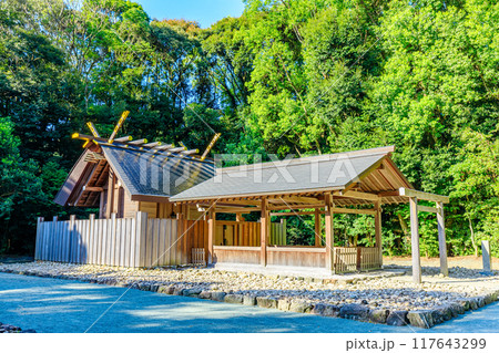 夏の宗像大社 辺津宮 第二宮　福岡県宗像市 117643299