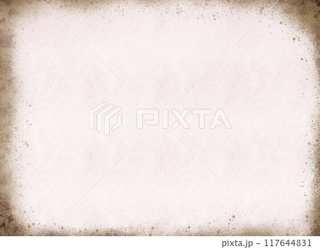 古くて汚れたアンティークイメージの紙テクスチャの背景素材 117644831