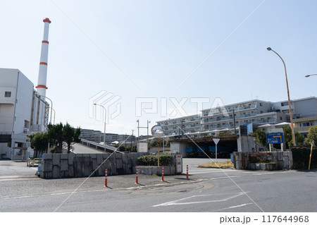 川崎市堤根処理センター(左斜めから) 川崎市堤根処理センター(左斜めから) 117644968