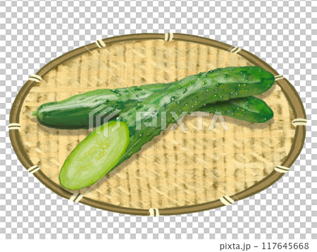 2 cucumbers (with colander) 117645668