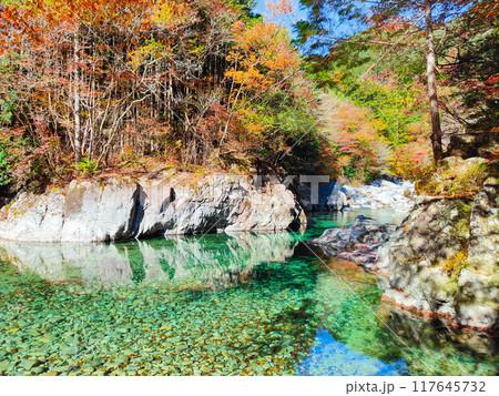 秋の阿寺渓谷 秋の阿寺渓谷 117645732