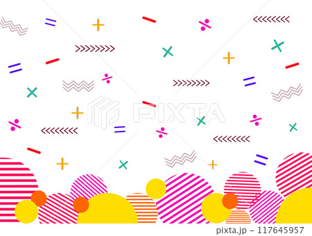 Abstract geometric background. Abstract geometric background colorful. Abstract geometric background design for banner, background, Wallpaper, cover, posters, brochure, card 117645957