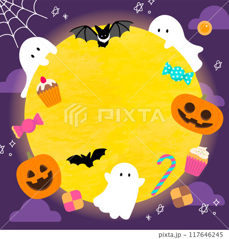 ハロウィン背景素材_12 ハロウィン背景素材_12 117646245