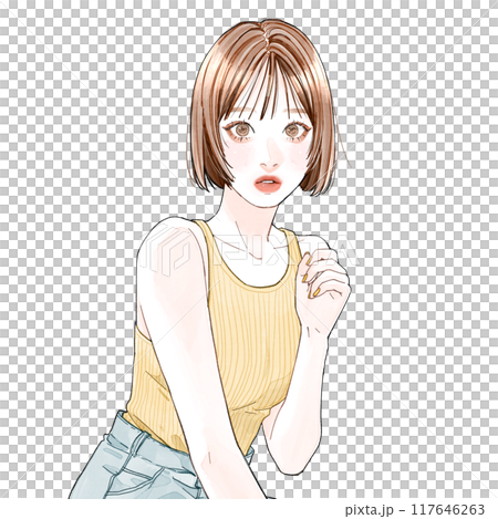 一個驚訝的女人 一個驚訝的女人 117646263