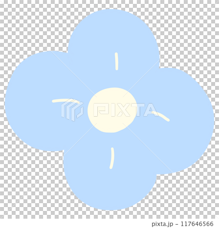 Cute Flower hand draw In Flat Design spring beautiful flowers Cute Flower hand draw In Flat Design spring beautiful flowers 117646566