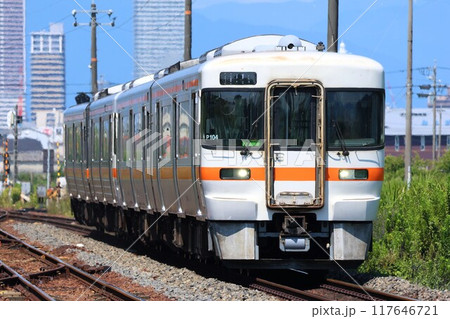 【JR東海】キハ25形1000番台+キハ25形0番台(高山本線:長森駅) 【JR東海】キハ25形1000番台+キハ25形0番台(高山本線:長森駅) 117646721