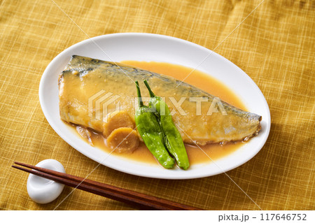 鯖の味噌煮 117646752