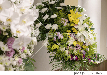 お葬式イメージ（供花） 117646779