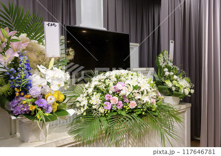 お葬式イメージ（供花） 117646781
