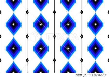 ikat geometric ethnic pattern. ikat geometric ethnic pattern style. ikat pattern design for clothing, textile, wrapping, background, wallpaper, carpet, embroidery, vector, illustration design ikat geometric ethnic pattern. ikat geometric ethnic pattern style. ikat pattern design for clothing, textile, wrapping, background, wallpaper, carpet, embroidery, vector, illustration design 117646833