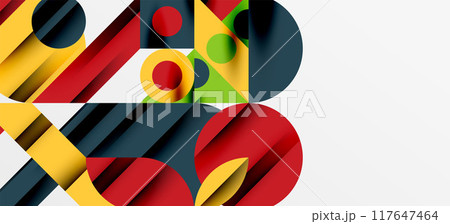 Geometric neo patterns. Abstract background for covers, banners, flyers and posters and other templates 117647464