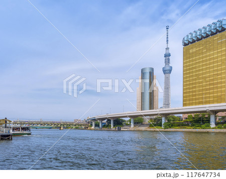 隅田川から望む東京スカイツリー / Tokyo Skytree and Sumida river 隅田川から望む東京スカイツリー / Tokyo Skytree and Sumida river 117647734