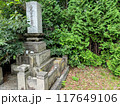 新緑に包まれた古い墓石1 117649106