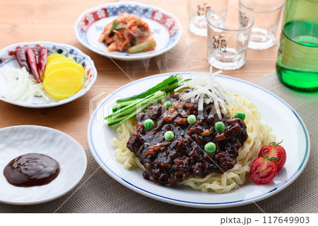韓国料理 ジャージャー麺 （ チャジャン麺 ） 117649903