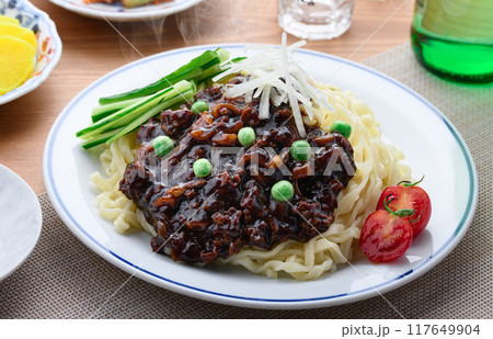 韓国料理 ジャージャー麺 （ チャジャン麺 ） 117649904