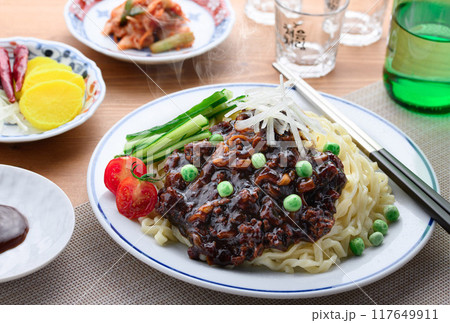 韓国料理 ジャージャー麺 （ チャジャン麺 ） 117649911