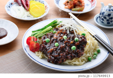 韓国料理 ジャージャー麺 （ チャジャン麺 ） 117649913