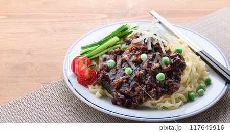 韓国料理 ジャージャー麺 （ チャジャン麺 ） 117649916
