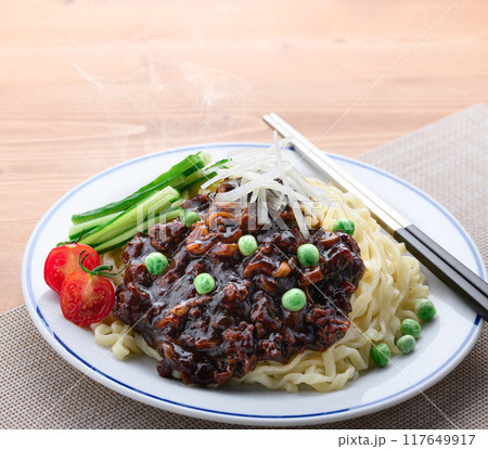 韓国料理 ジャージャー麺 ( チャジャン麺 ) 韓国料理 ジャージャー麺 ( チャジャン麺 ) 117649917