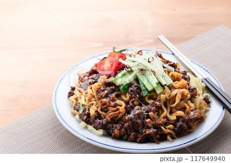 韓国料理 ジャージャー麺 ( チャジャン麺 ) 韓国料理 ジャージャー麺 ( チャジャン麺 ) 117649940